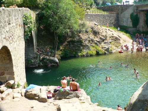 Natural swimming pools in La Vera